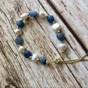 Pearl & Gemstone summer bracelet